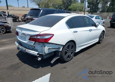 2017 Honda Accord Sport z USA, uszkodzony, nr VIN 1HGCR2F5XHA209013